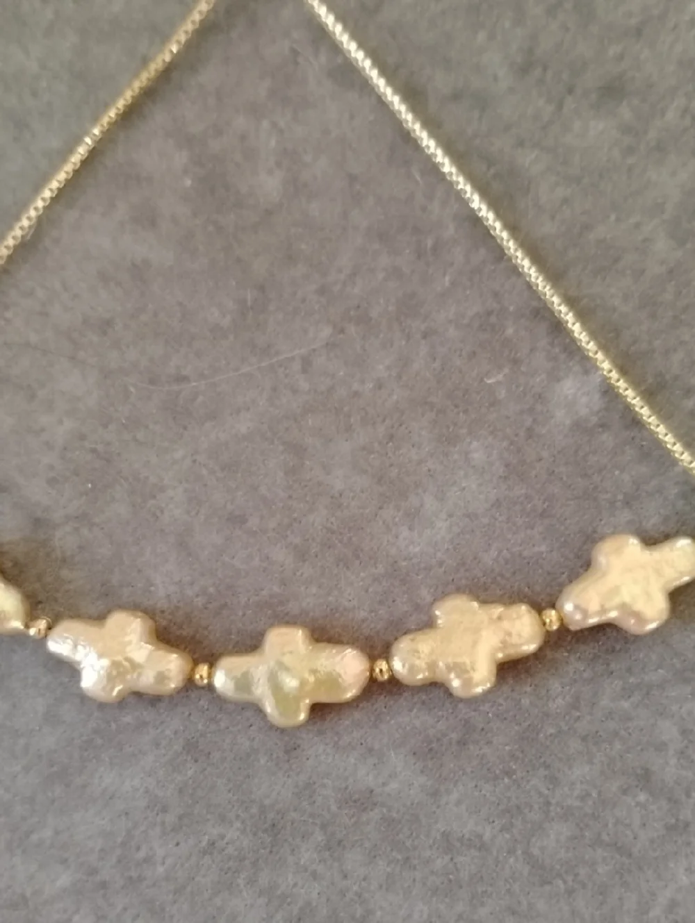 Hand Crafted Gold Cross Bolo Adjustable Style Bracelet - Picture 2 of 5